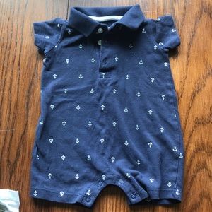 Carters nautical anchor onesie